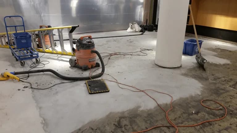 Bella Rocca commercial retail floor after transformation