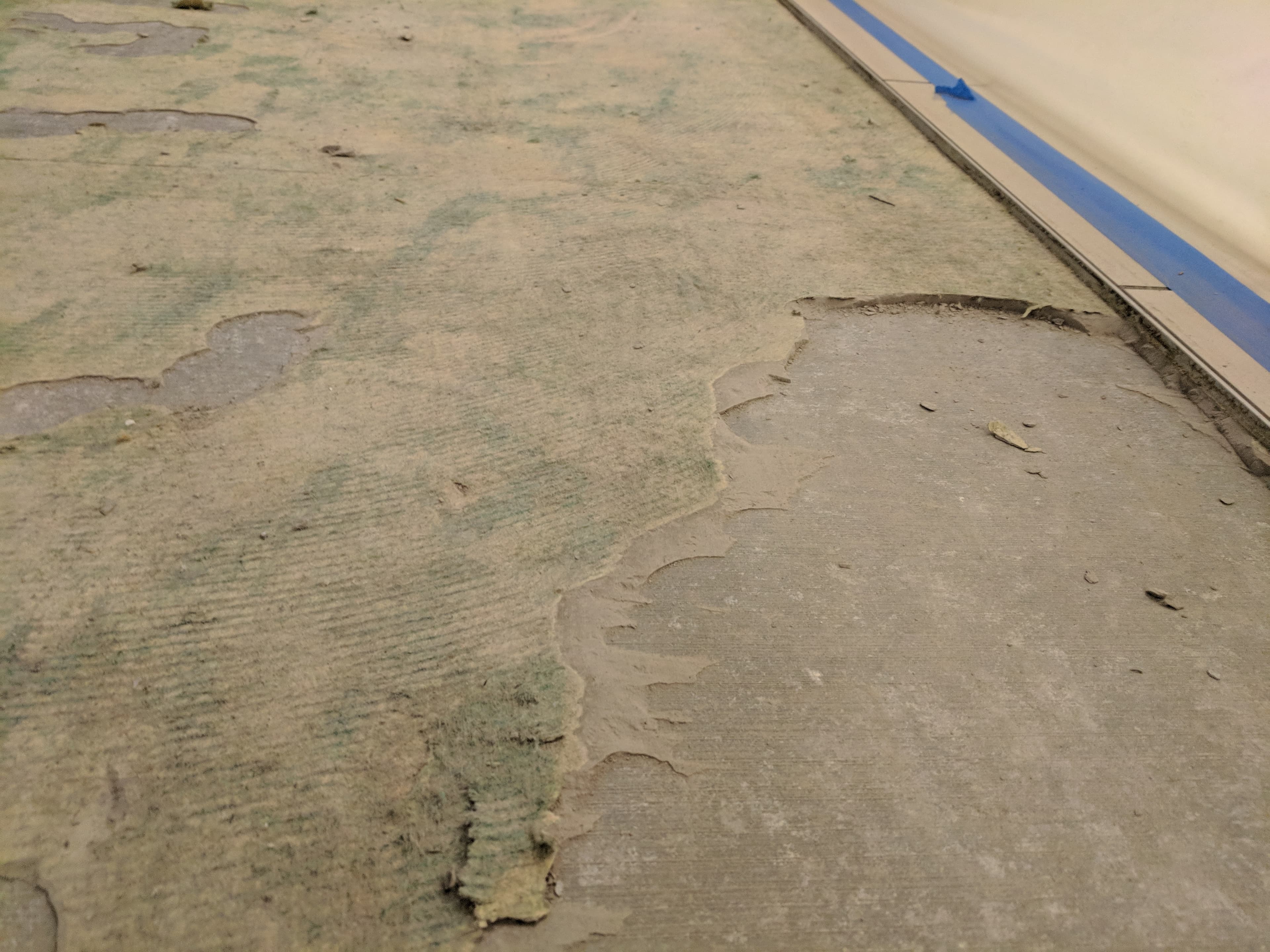 Substrate preparation: Removing old adhesive and contamination